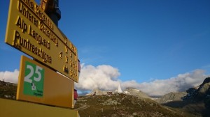 Il paesaggio alpino di Muottas Muragl, sopra St. Moritz