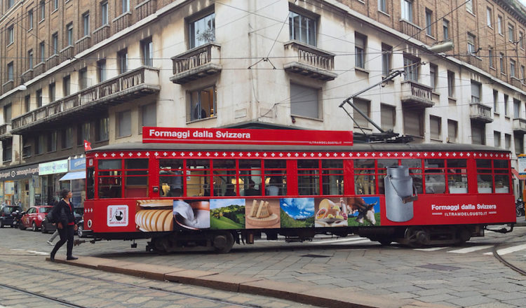 Tram del Gusto: i formaggi svizzeri a Milano