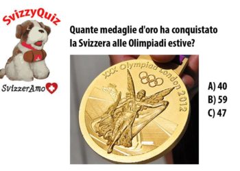SvizzyQuiz: quante medaglie d'oro ha vinto la Svizzera alle Olimpiadi estive?