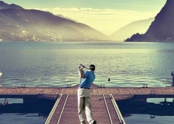 Giocare a golf nel centro di Lugano