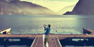 Giocare a golf nel centro di Lugano