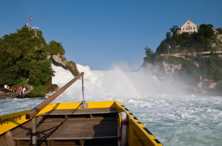 Le cascate del Reno di Sciaffusa. Il Niagara d'Europa