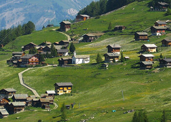 Gspon: un villaggio da record in Vallese