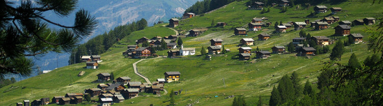 Gspon: un villaggio da record in Vallese