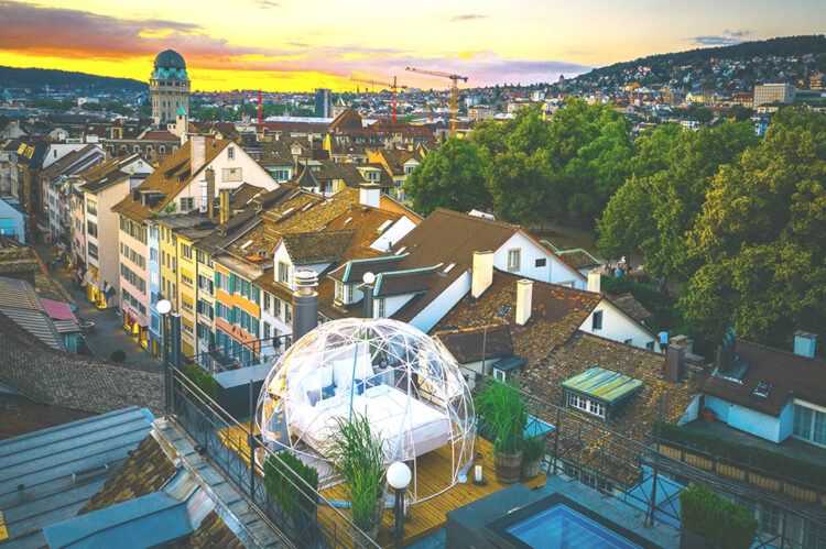 Il cielo stellato sopra la Svizzera