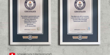 Monete svizzere da record