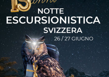 In tutta la Svizzera a piedi sotto la luna