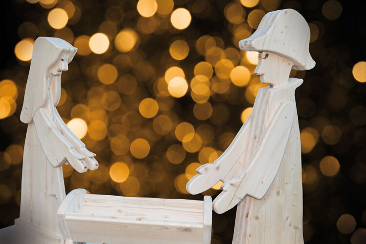 Un presepio nel bosco in Canton Berna