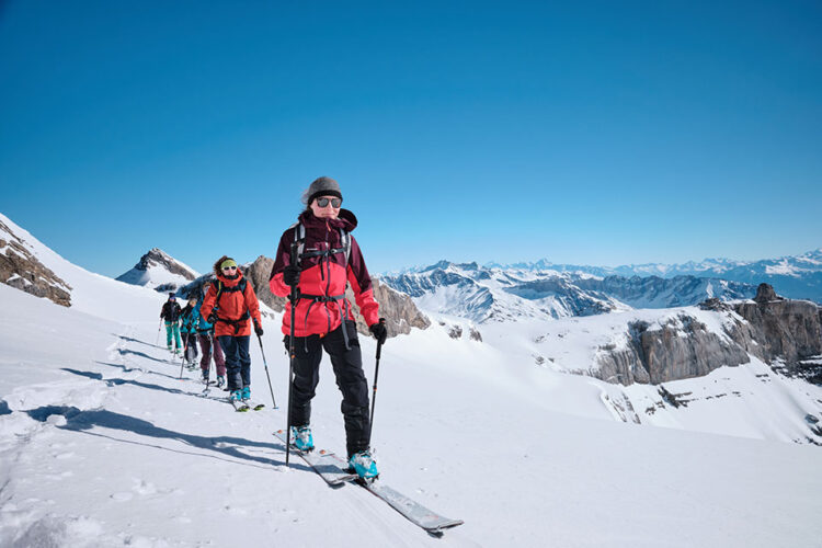 Nelle Alpi vodesi, il bianco si tinge di rosa