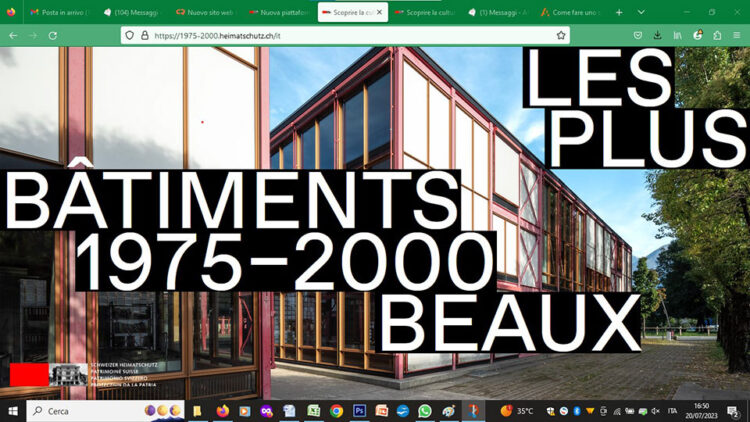 Un sito racconta i tesori architettonici di fine ‘900 in Svizzera