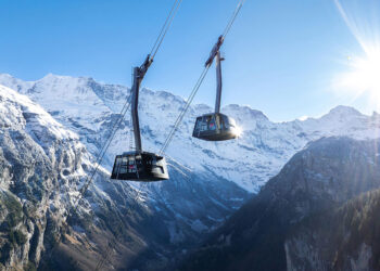 Vieni a provare la funivia più ripida del mondo in Svizzera